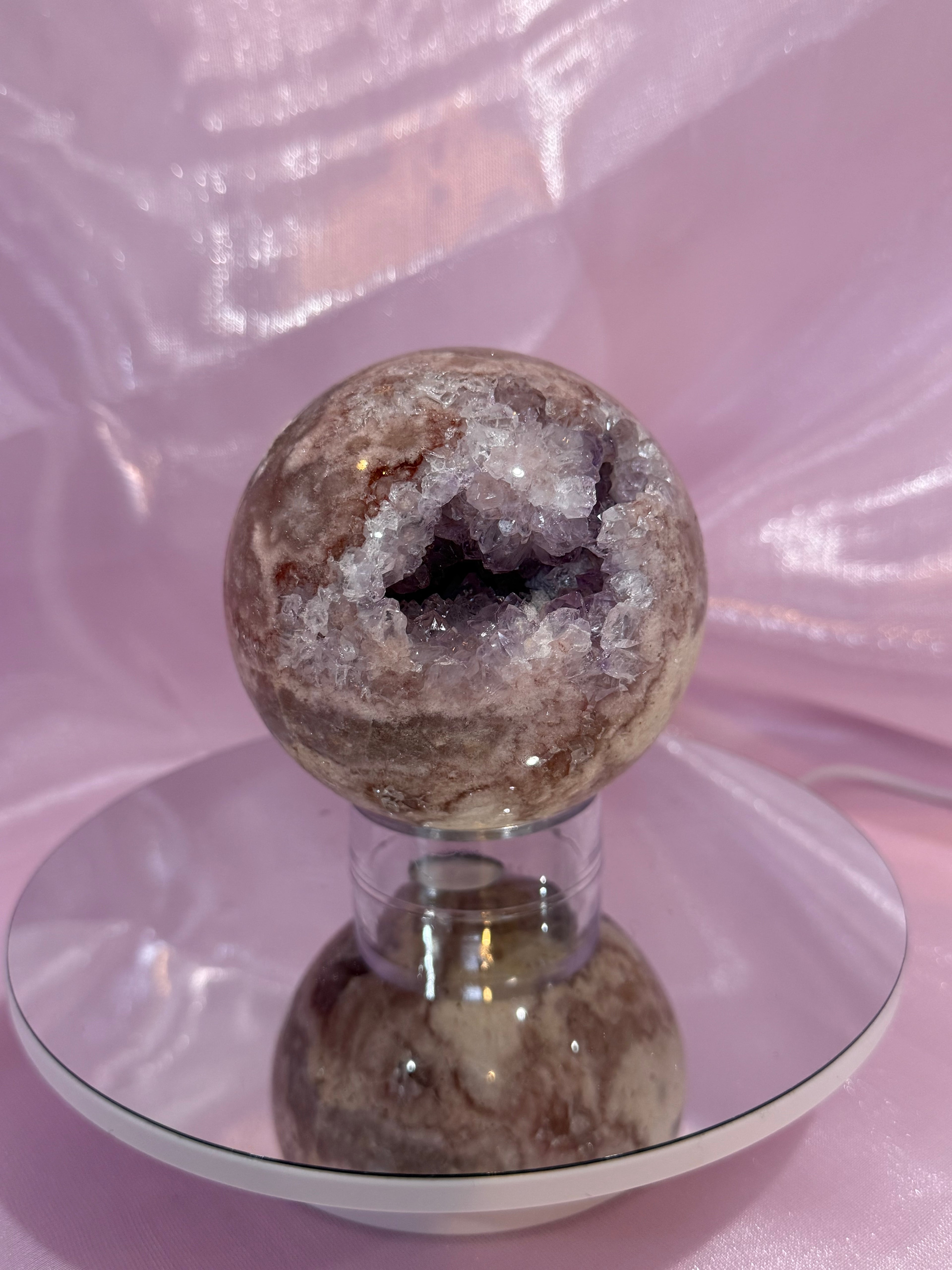 Pink Amethyst Sphere