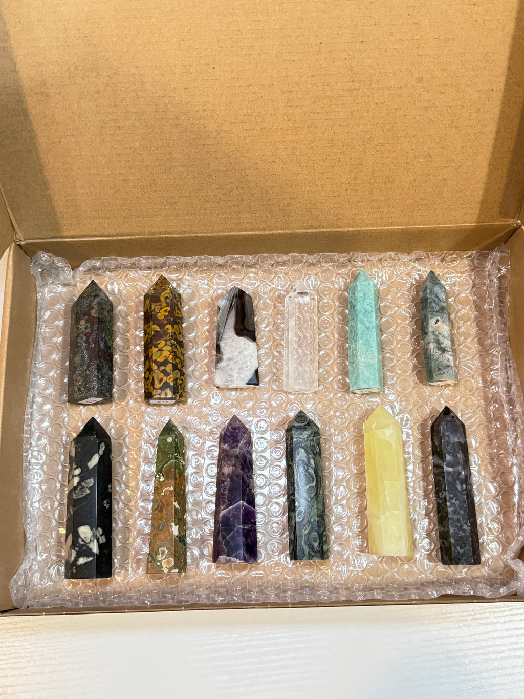 Discounted Box of Towers