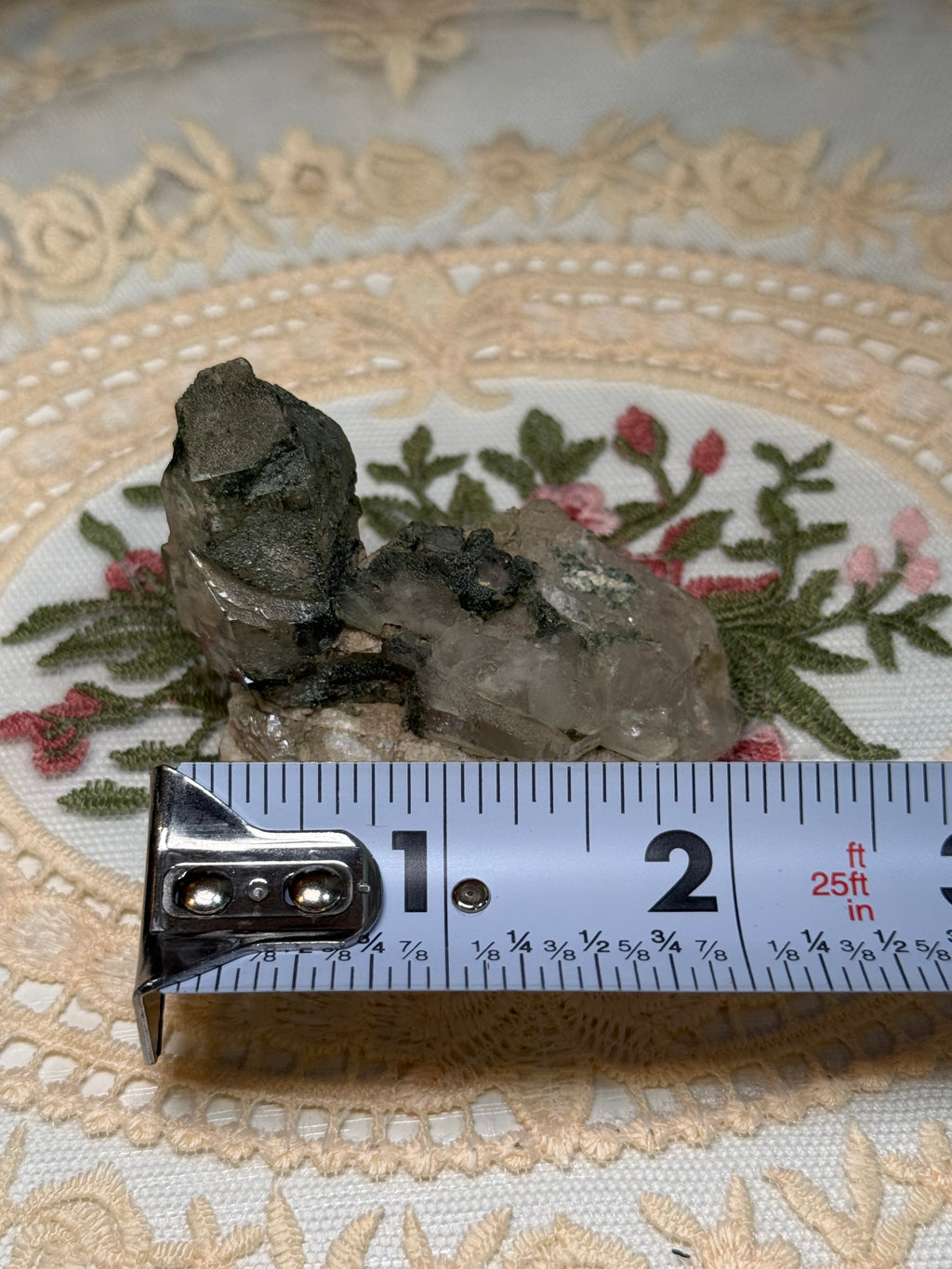 Chlorite included Tectonic Quartz Specimen