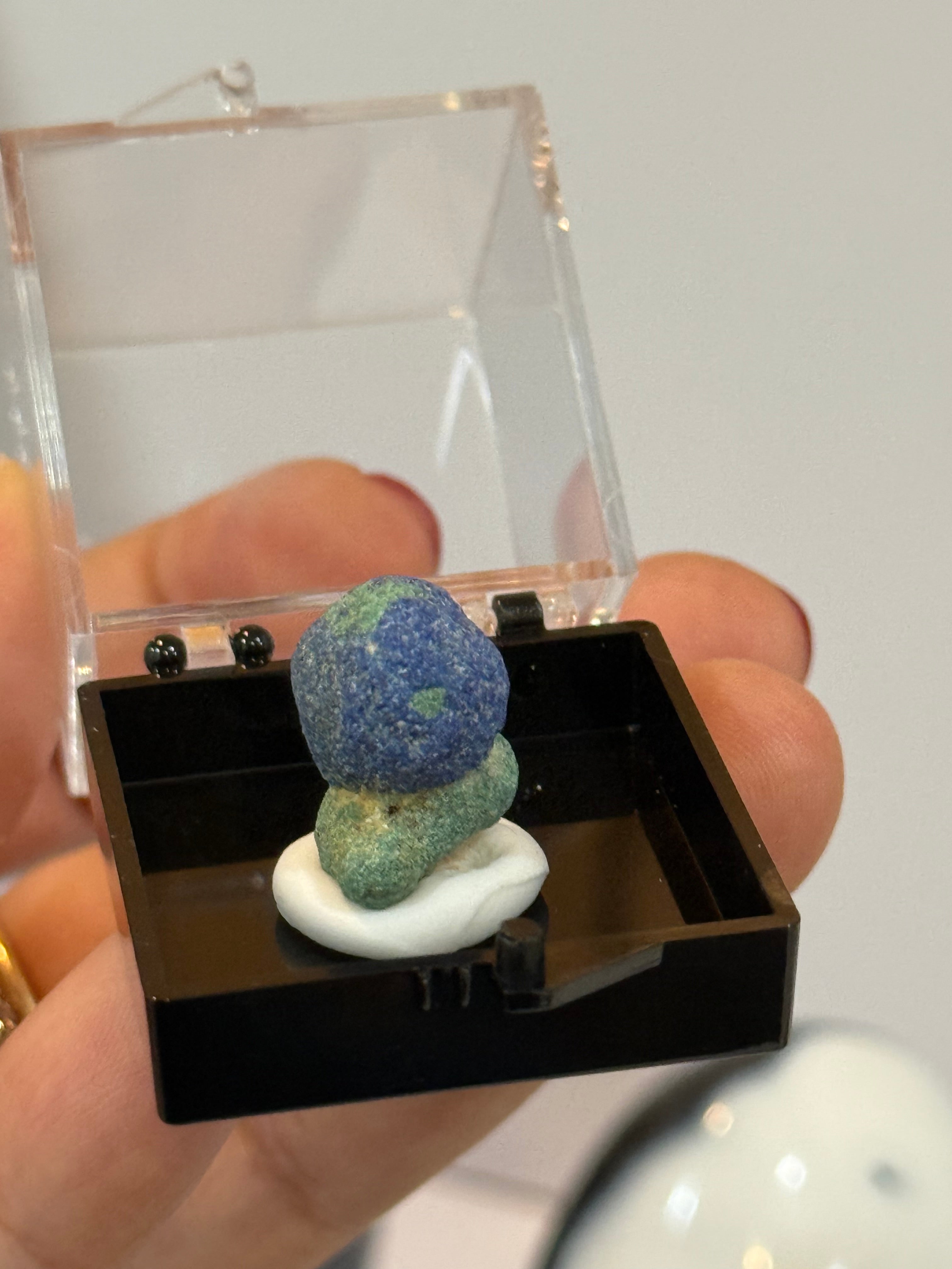 Azurite “Blueberry” with Malachite from Utah