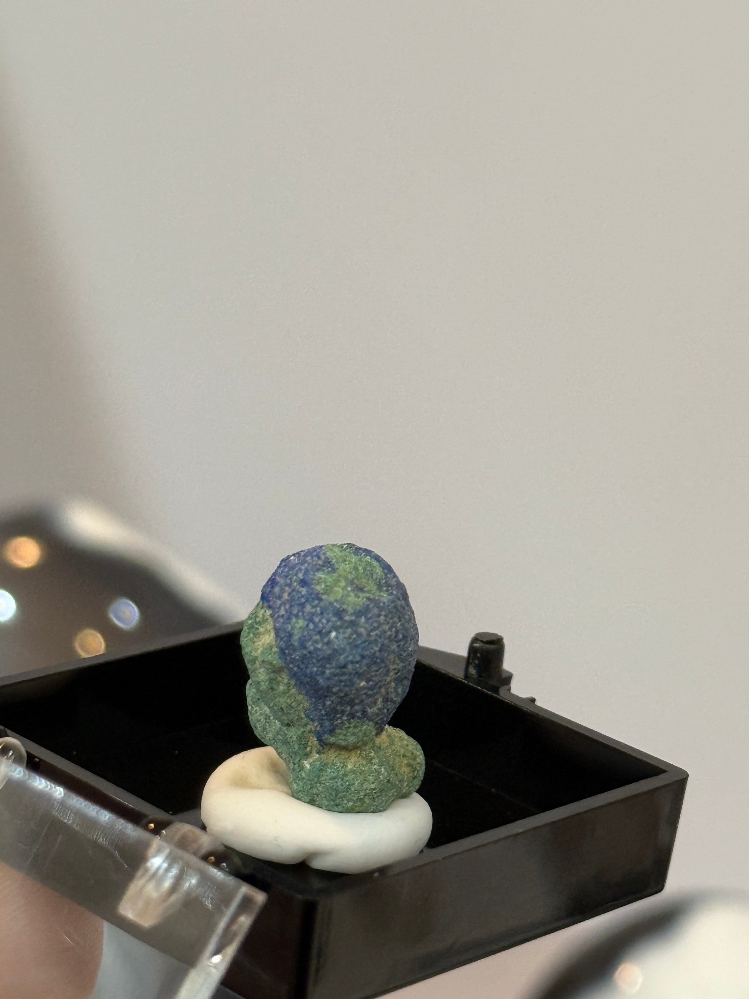 Azurite “Blueberry” with Malachite from Utah