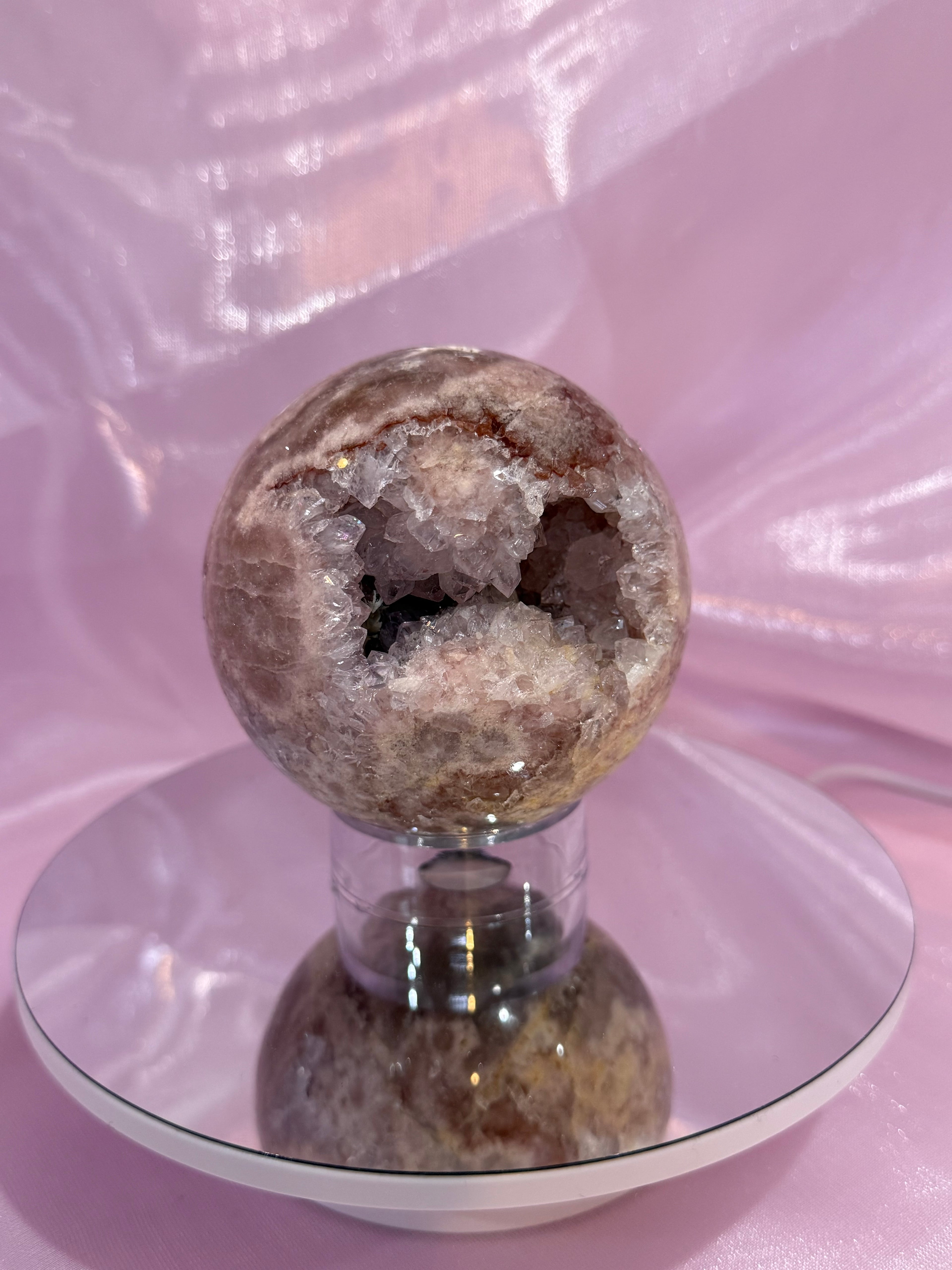 Pink Amethyst Sphere