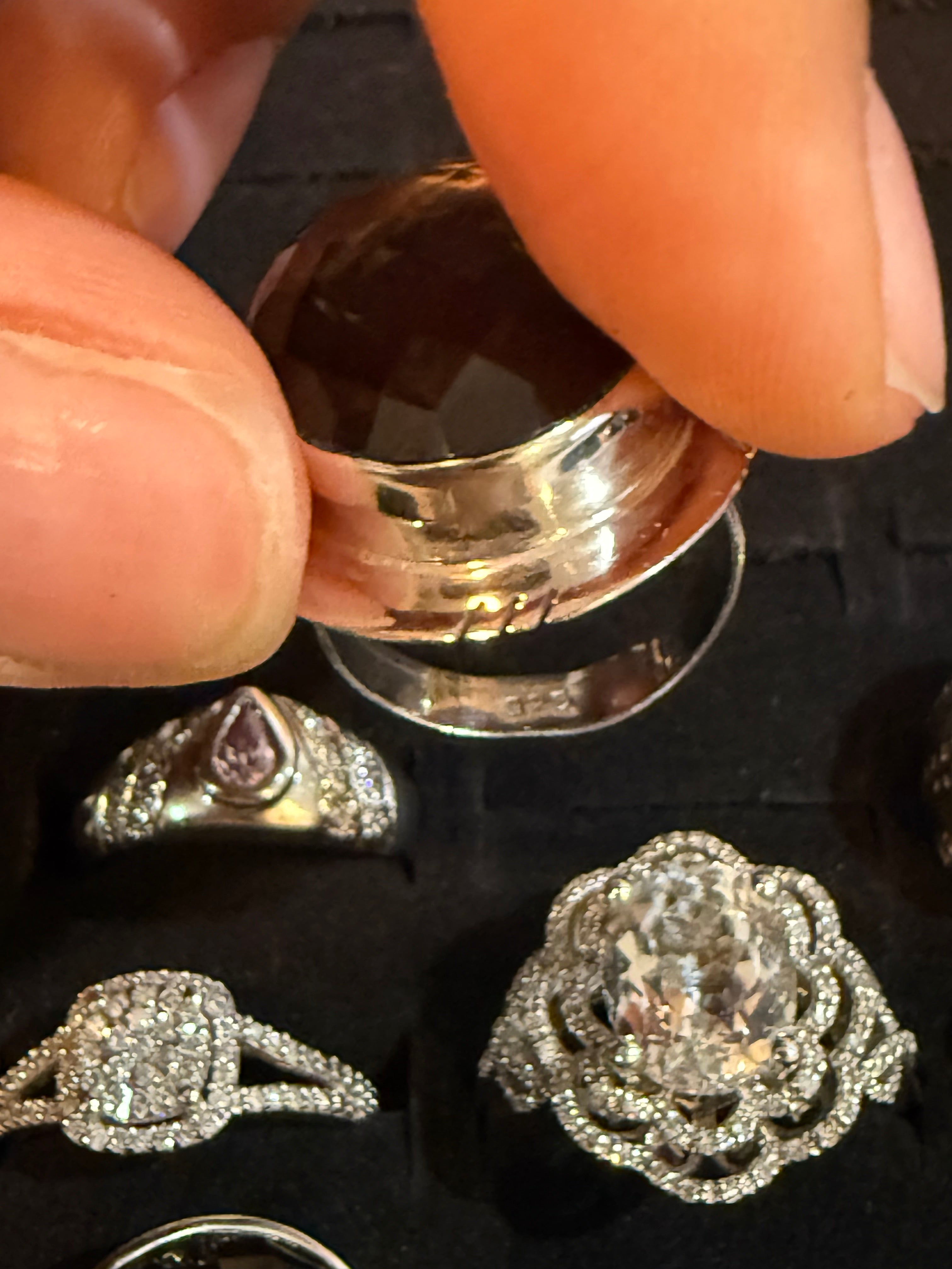 Sterling Silver Smoky Quartz Rings