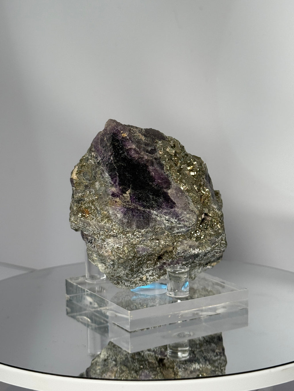 Fluorite with Pyrite Specimen B