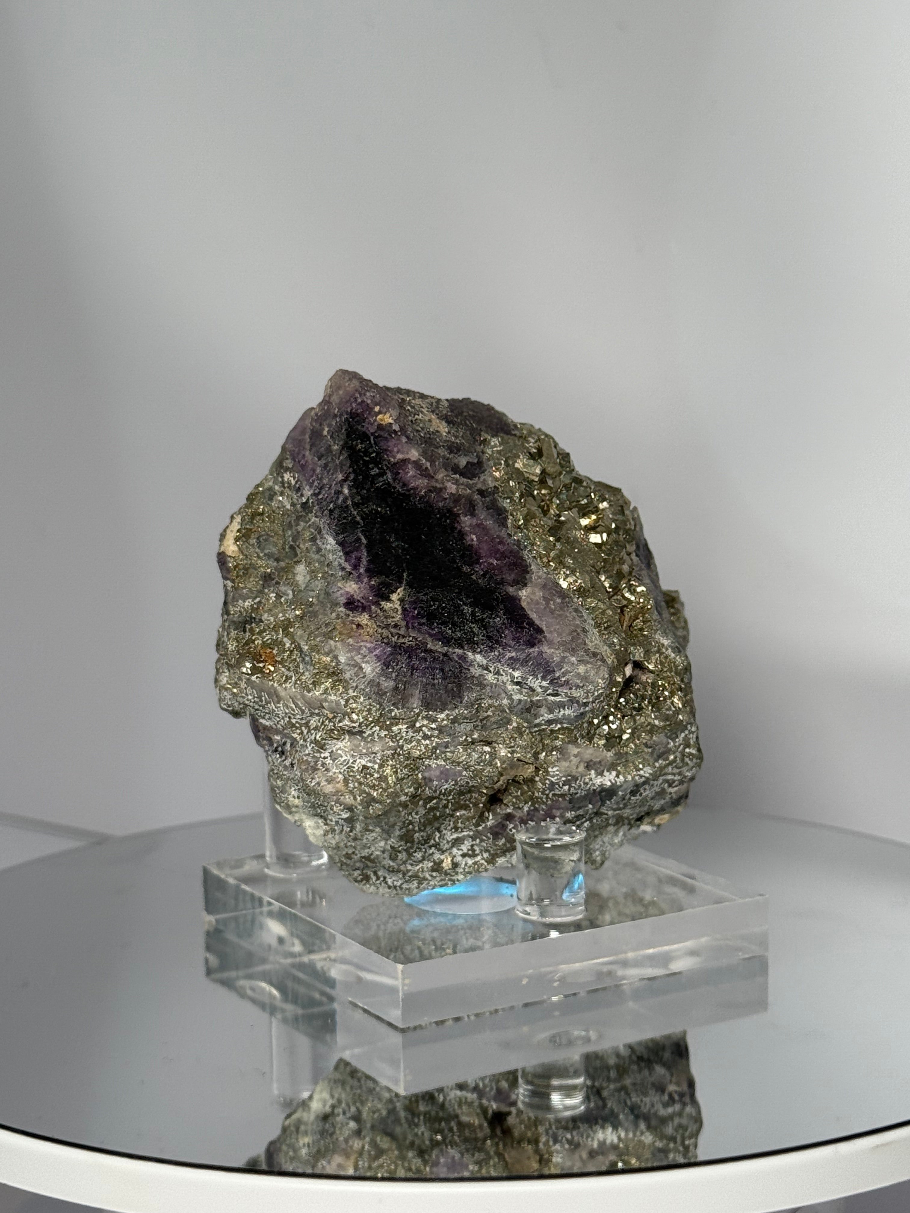 Fluorite with Pyrite Specimen B