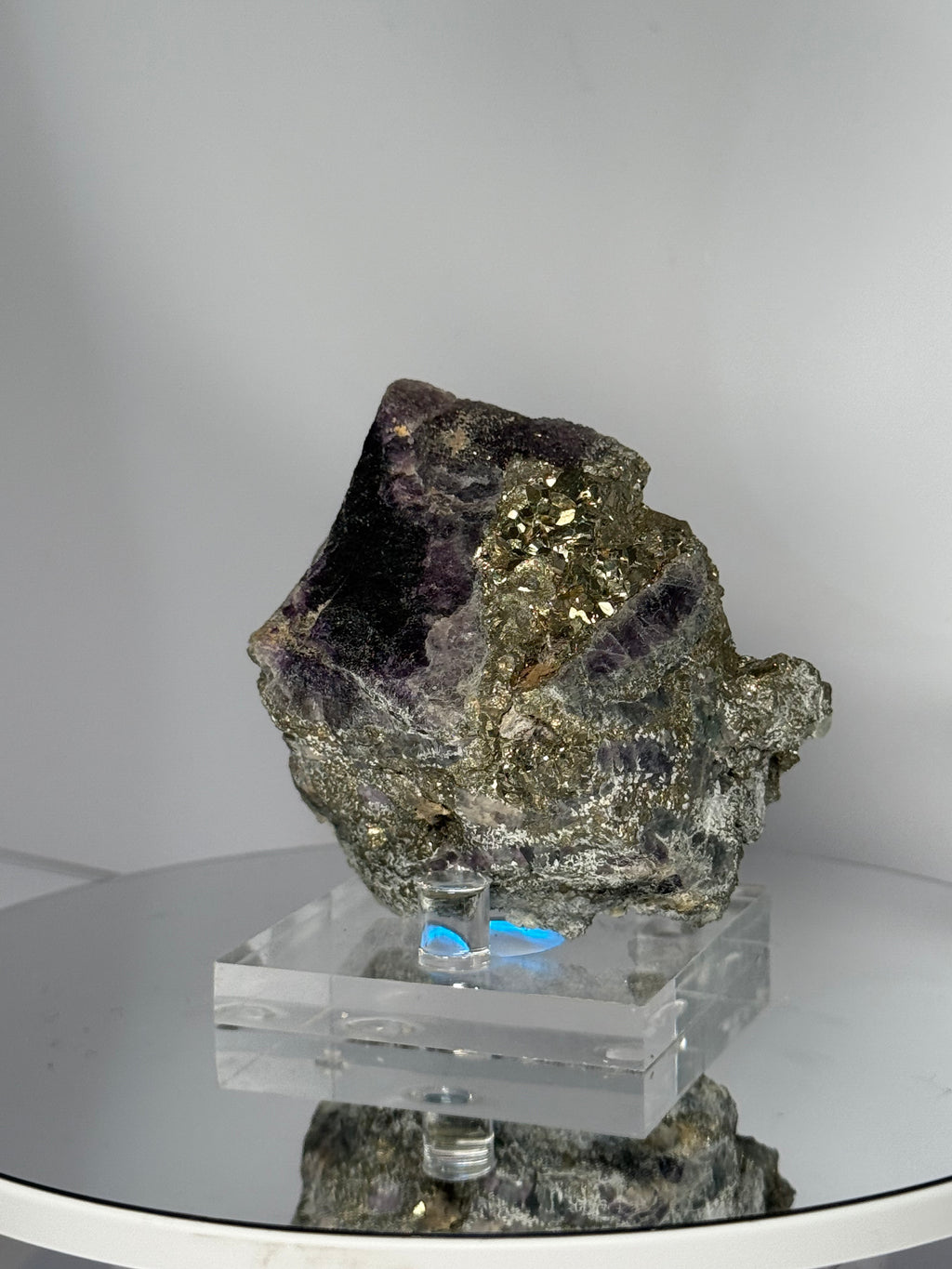 Fluorite with Pyrite Specimen B