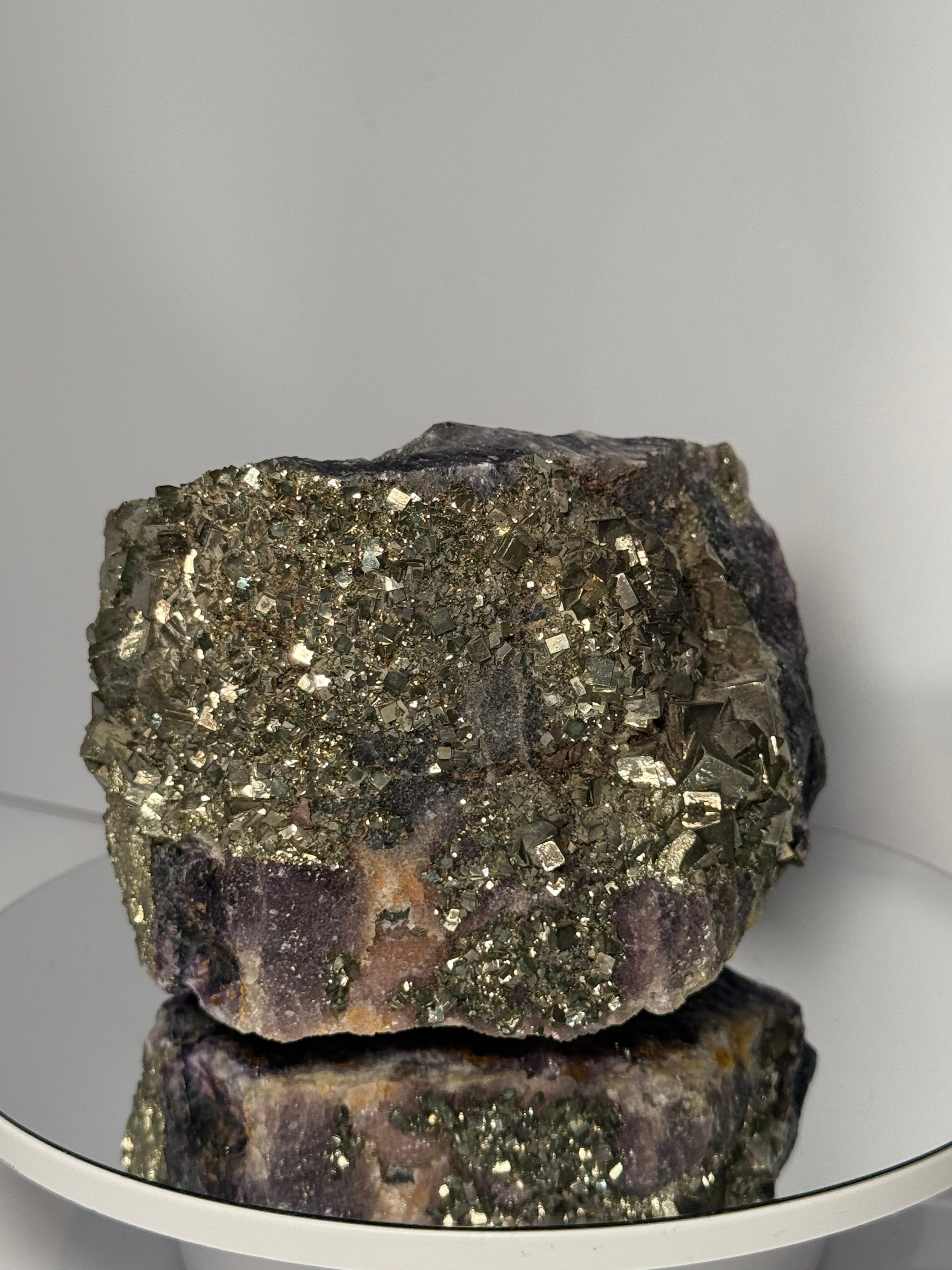 Fluorite with Pyrite Specimen