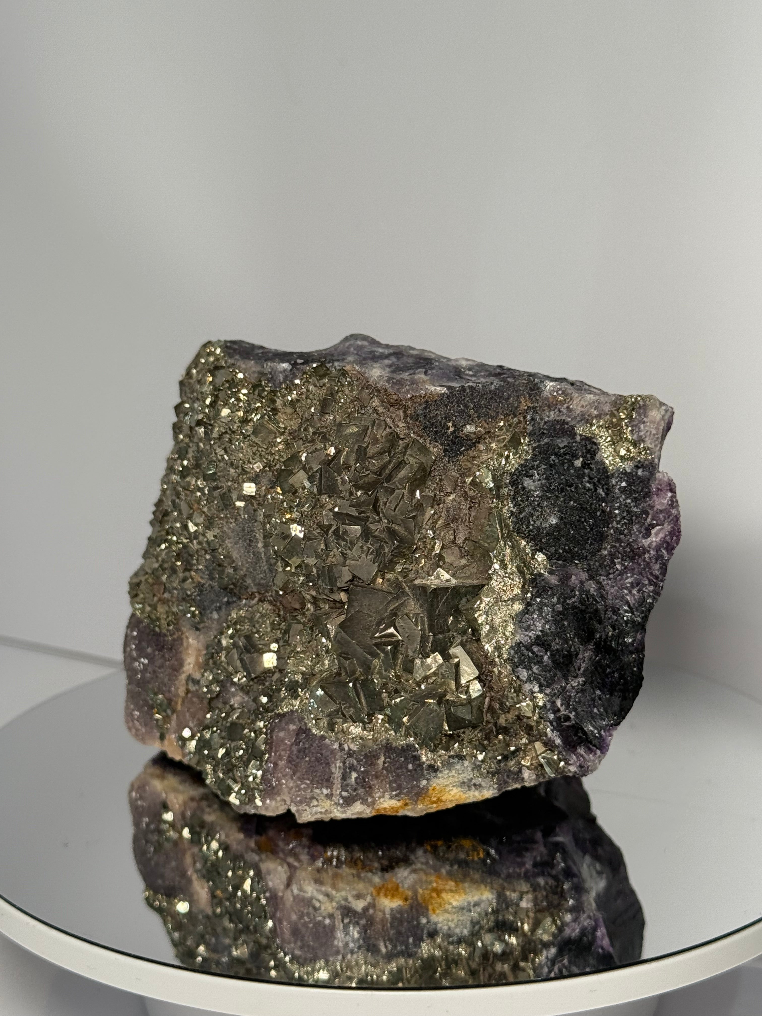 Fluorite with Pyrite Specimen