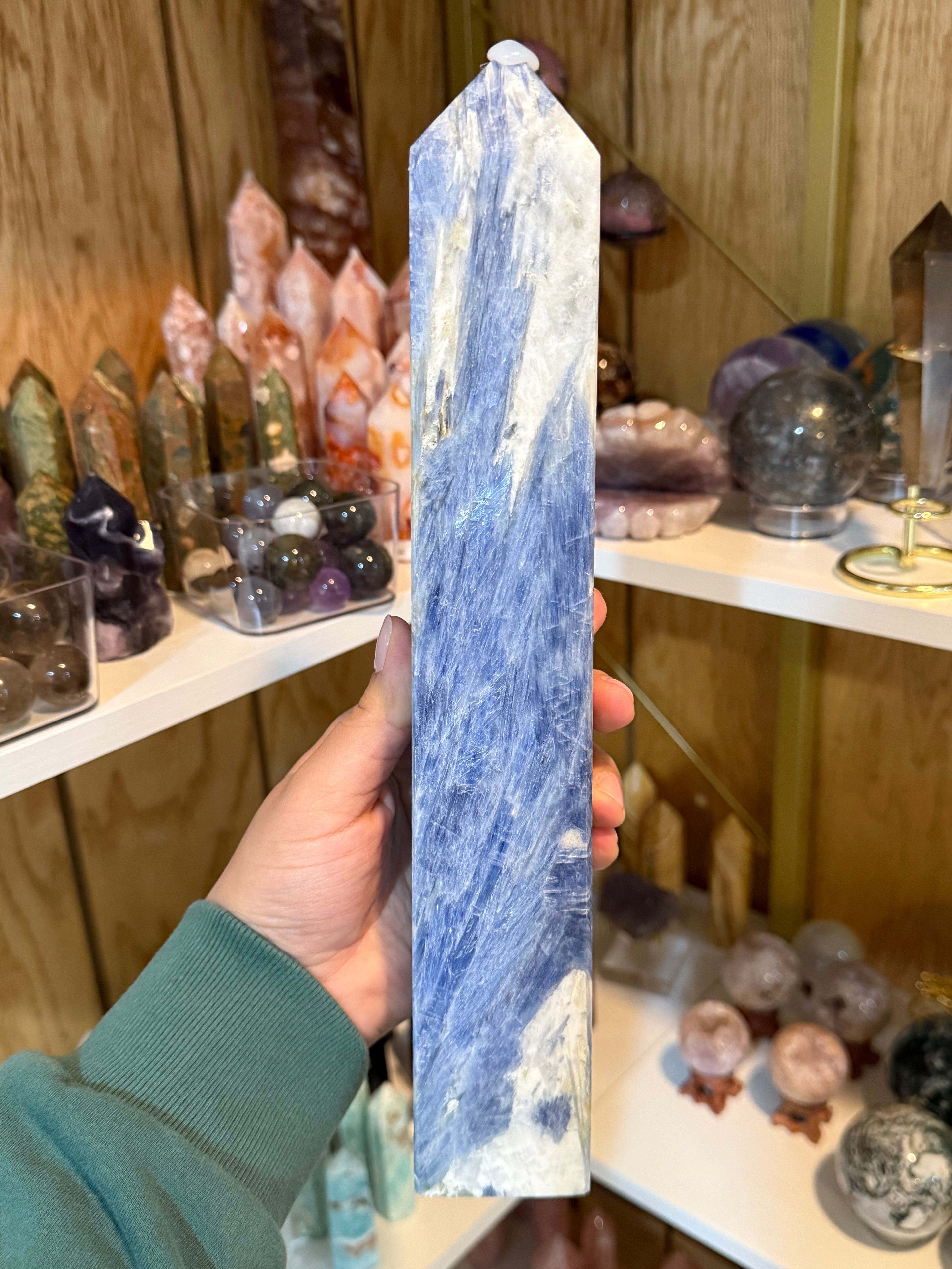 12 Inch Tall Kyanite Tower