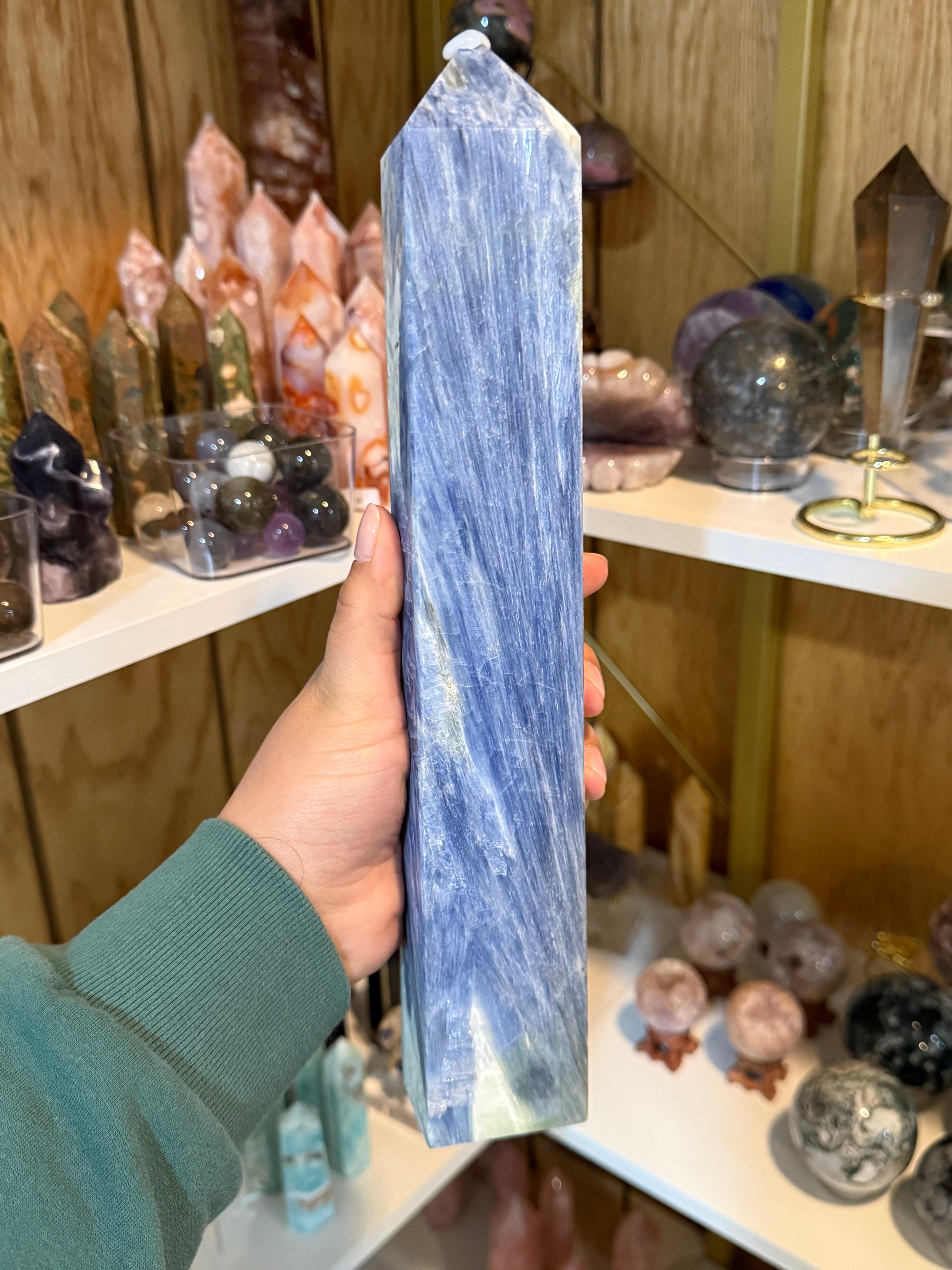 12 Inch Tall Kyanite Tower