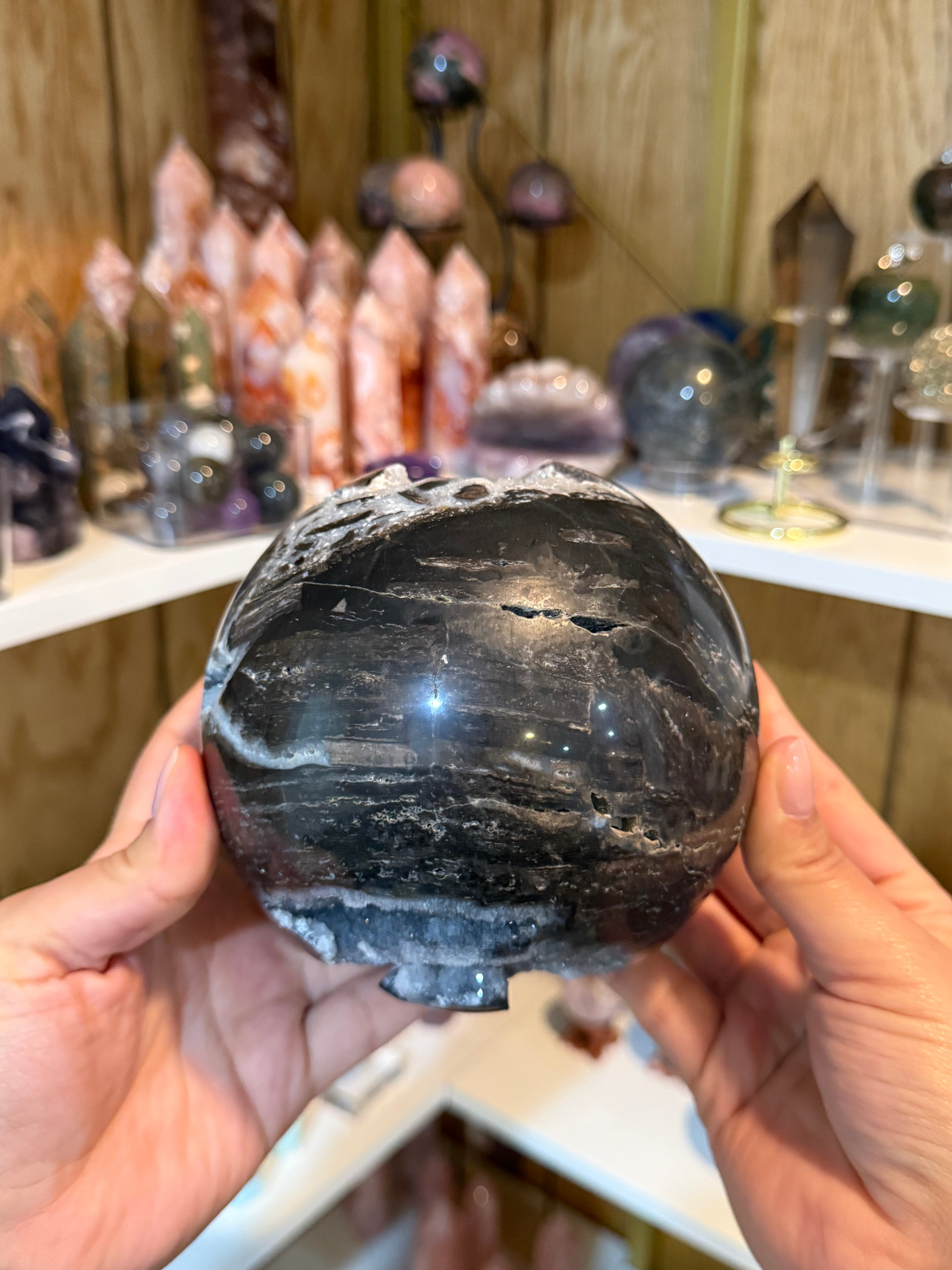 Over 5 lbs Sphalerite Sphere