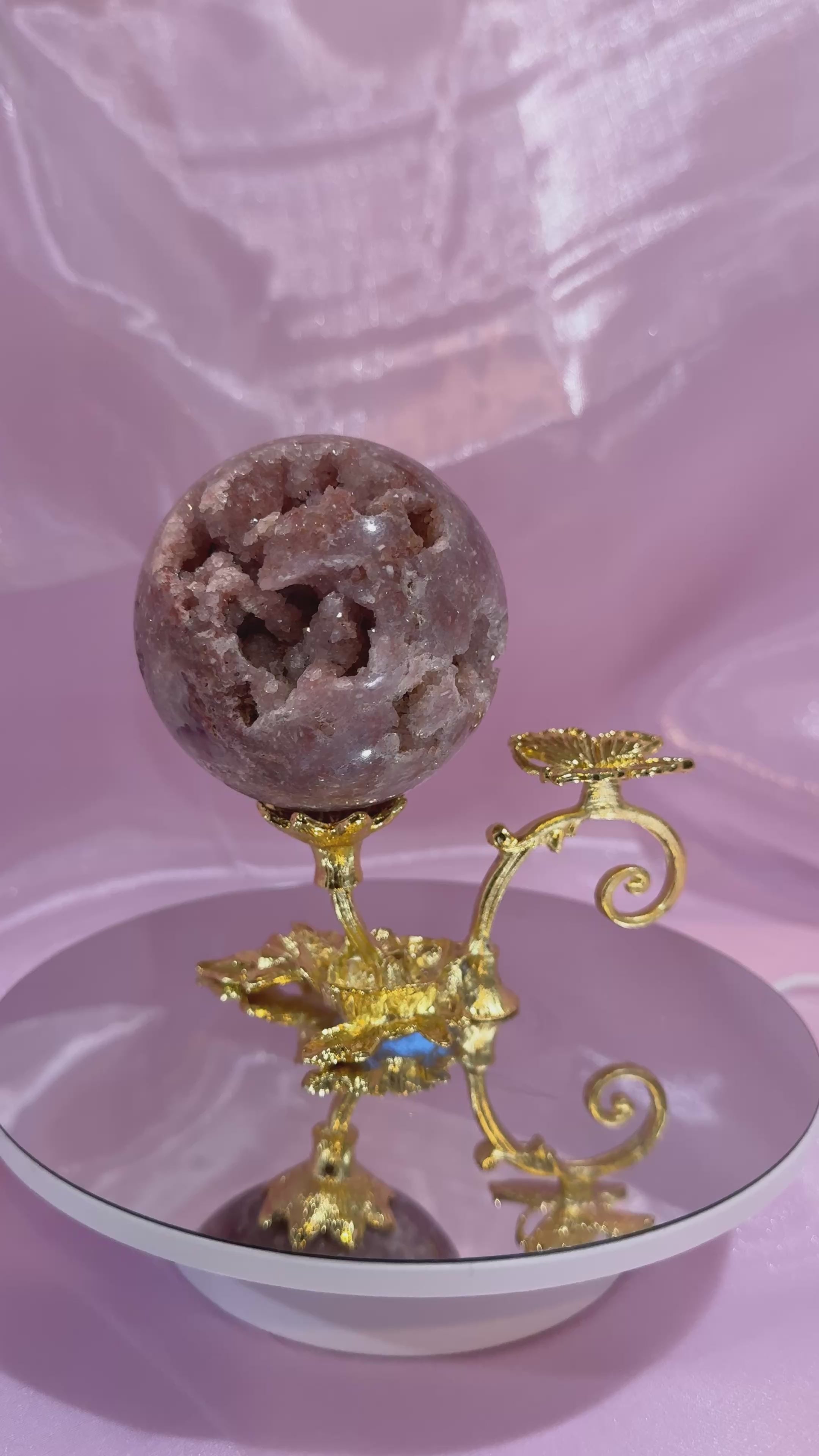 Pink Amethyst Sphere “C”