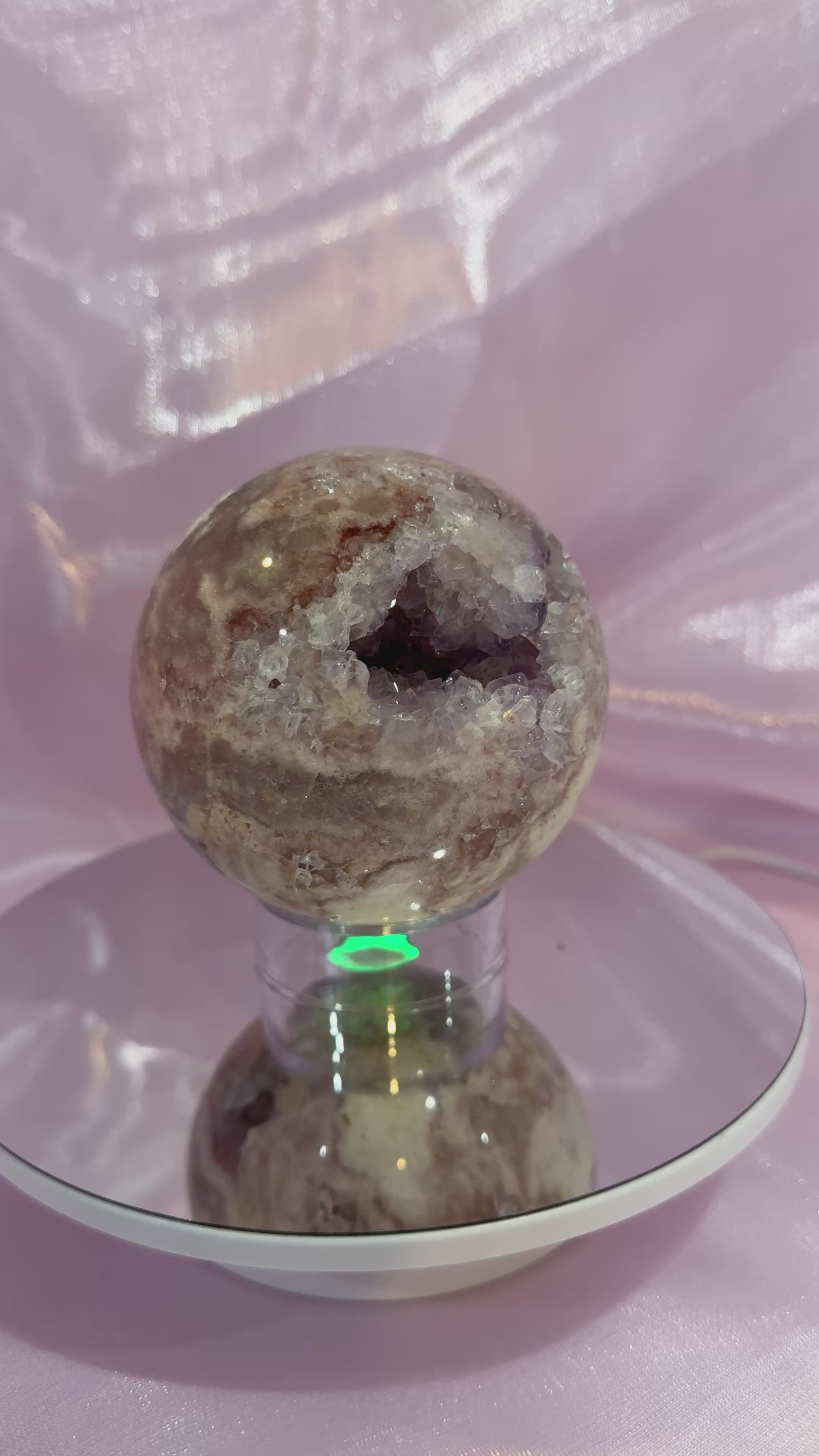 Pink Amethyst Sphere
