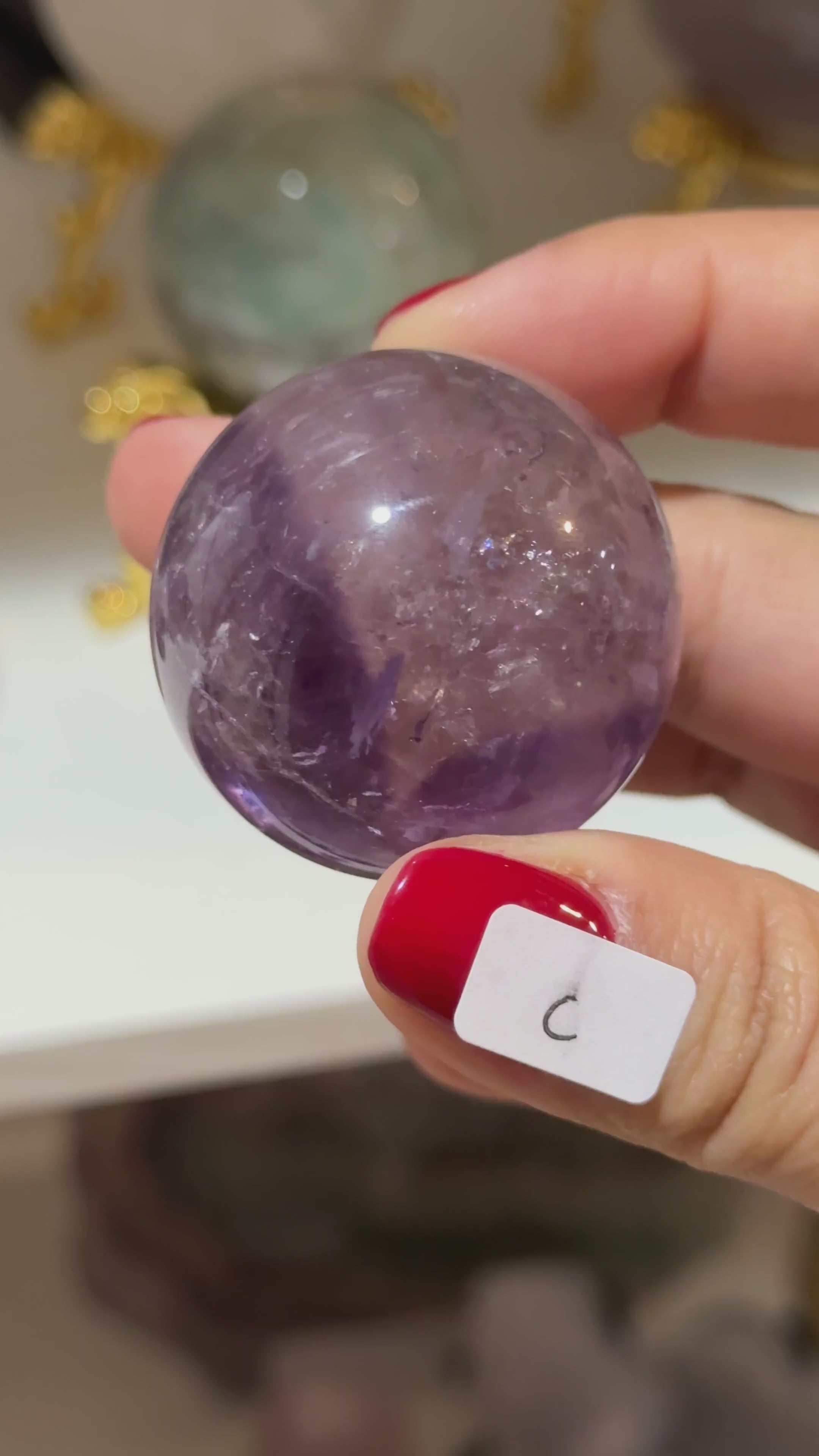 Phantom Amethyst Spheres