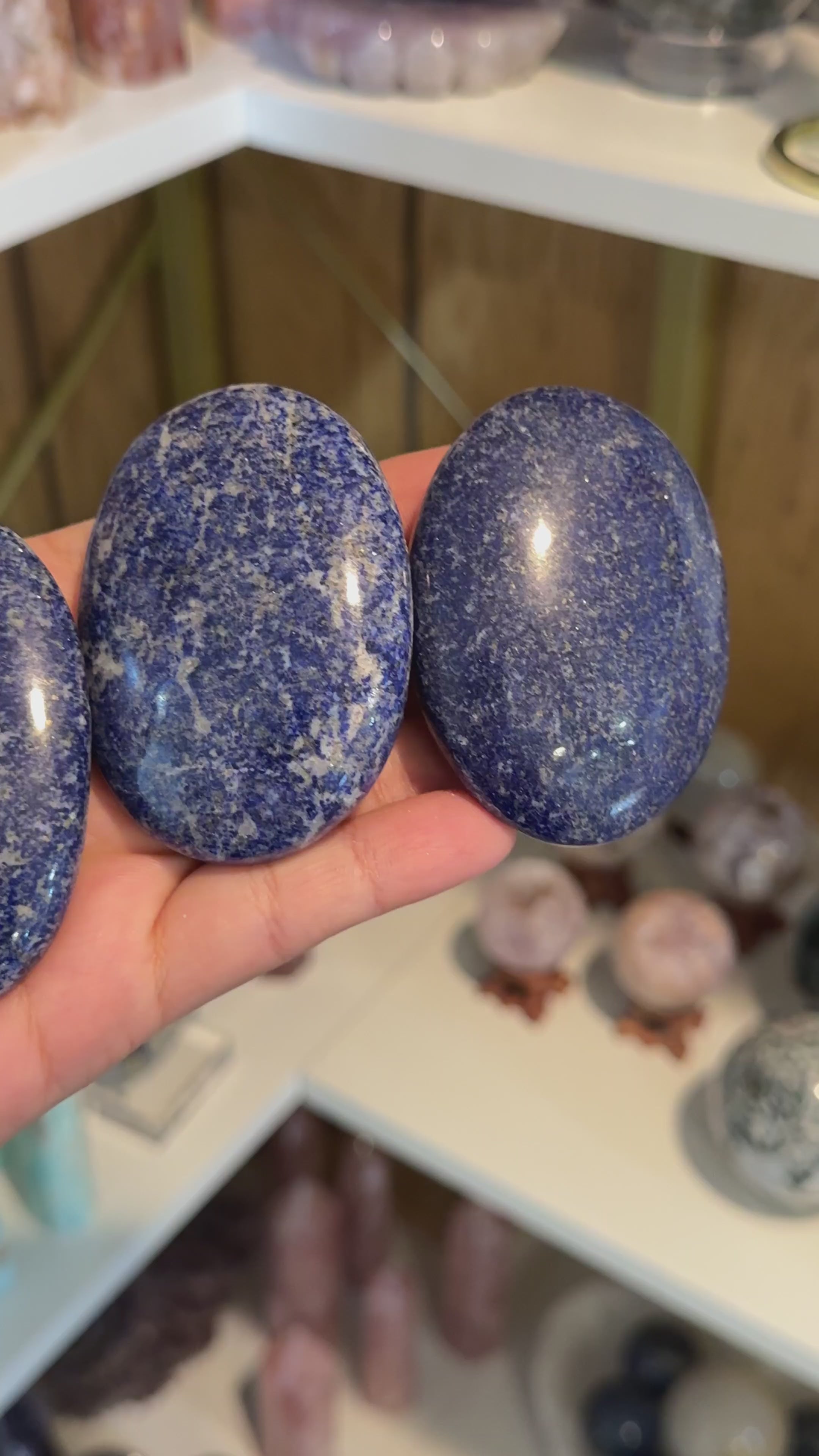 Lapis Lazuli Plam Stones