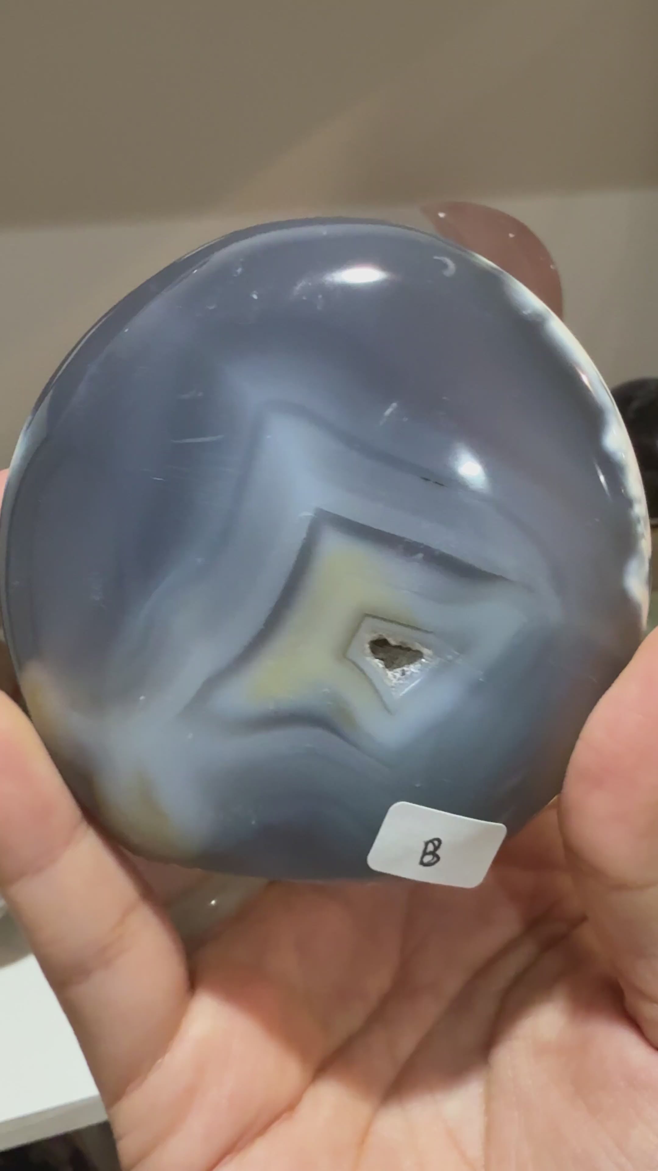 Orca Agate Cut Base Freeform