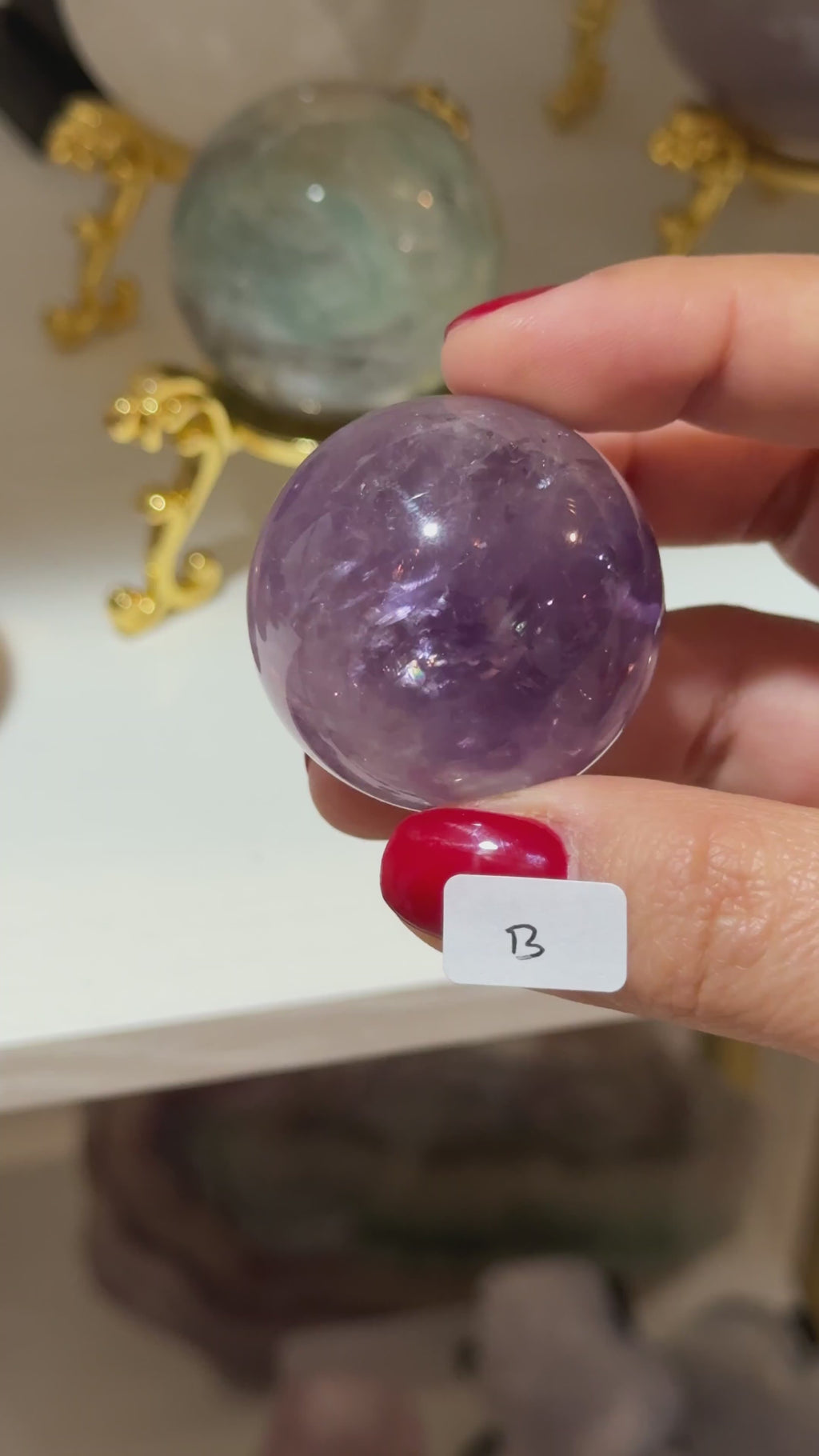 Phantom Amethyst Spheres