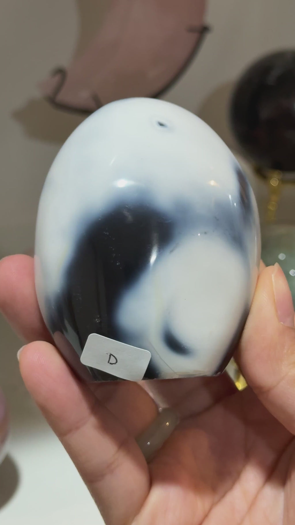 Orca Agate Cut Base Freeform
