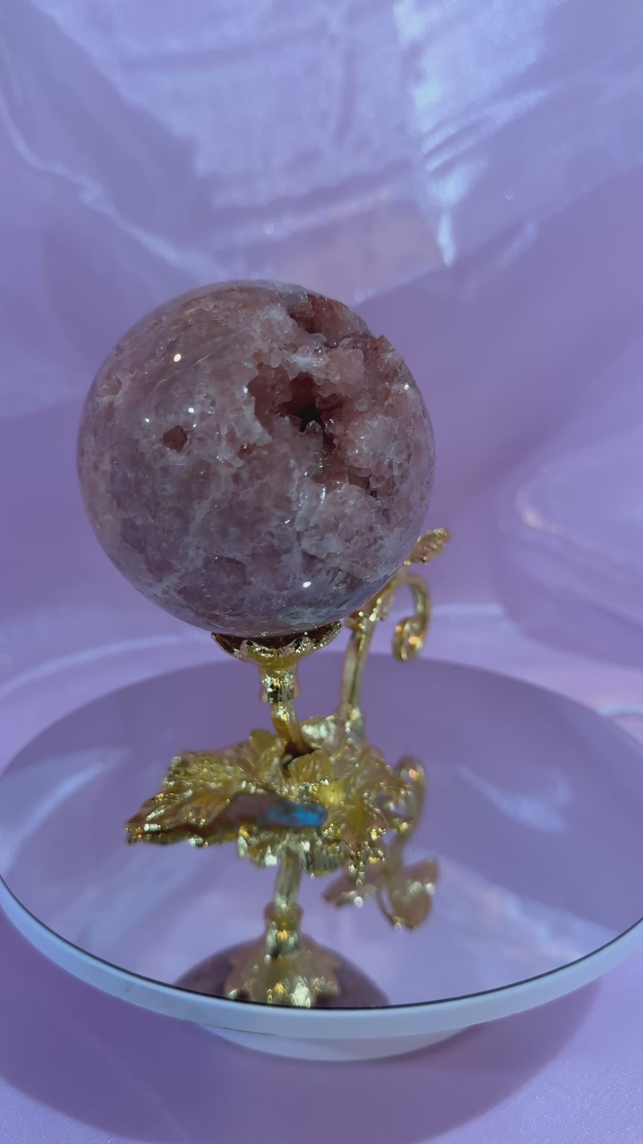 Pink Amethyst Sphere “B”