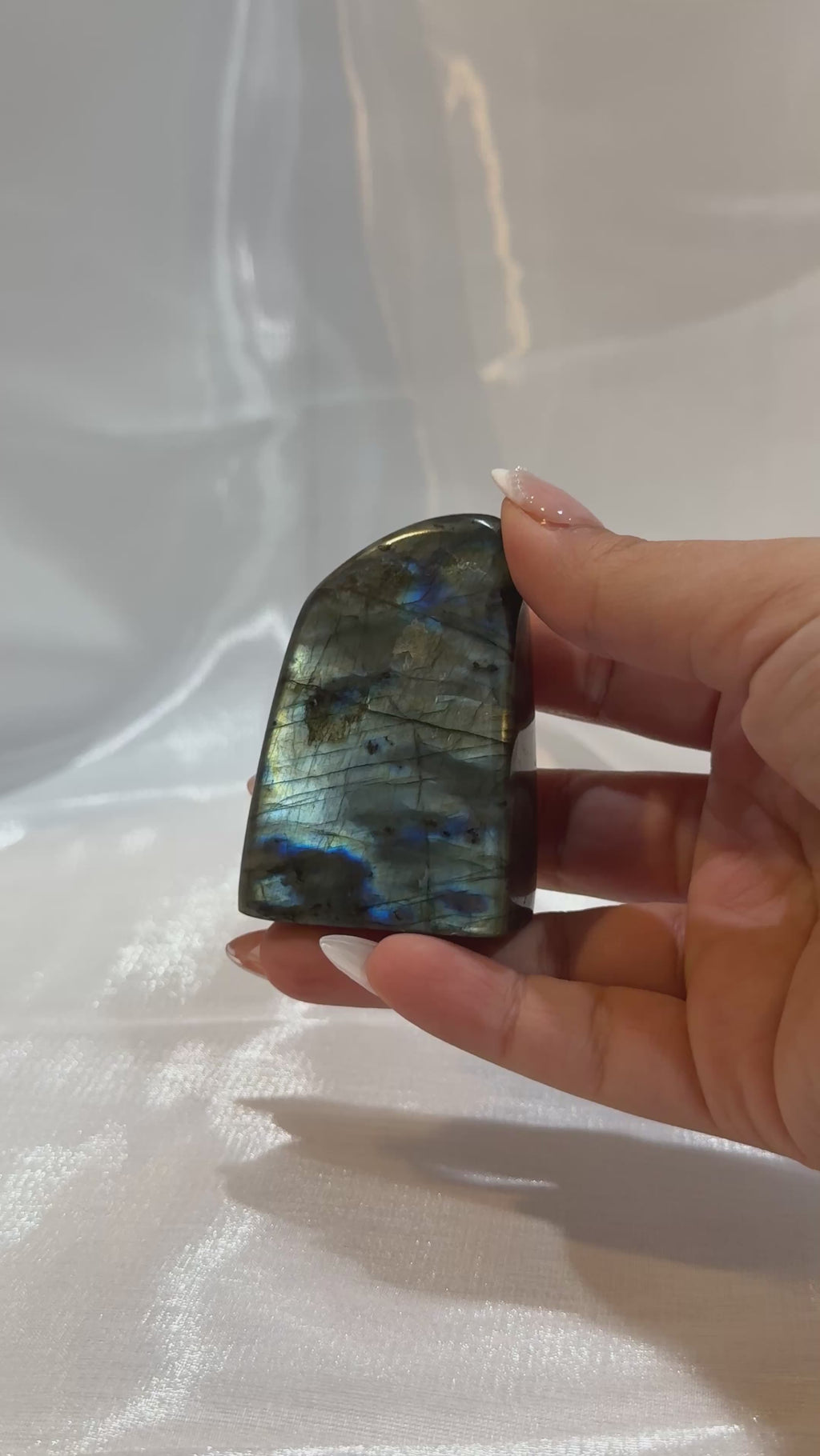 Classic Teal Flash Labradorite Freeform “G”