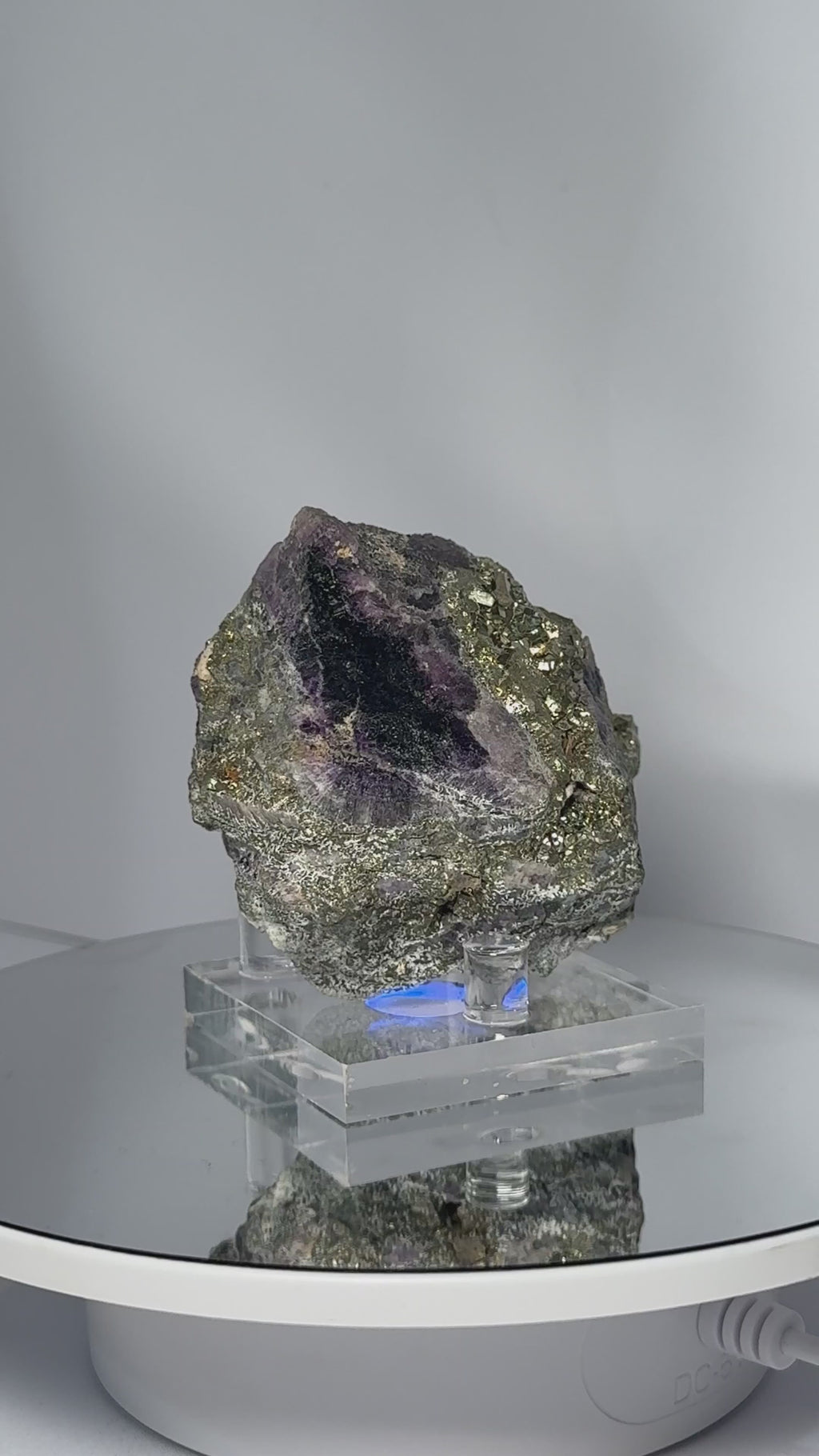 Fluorite with Pyrite Specimen B