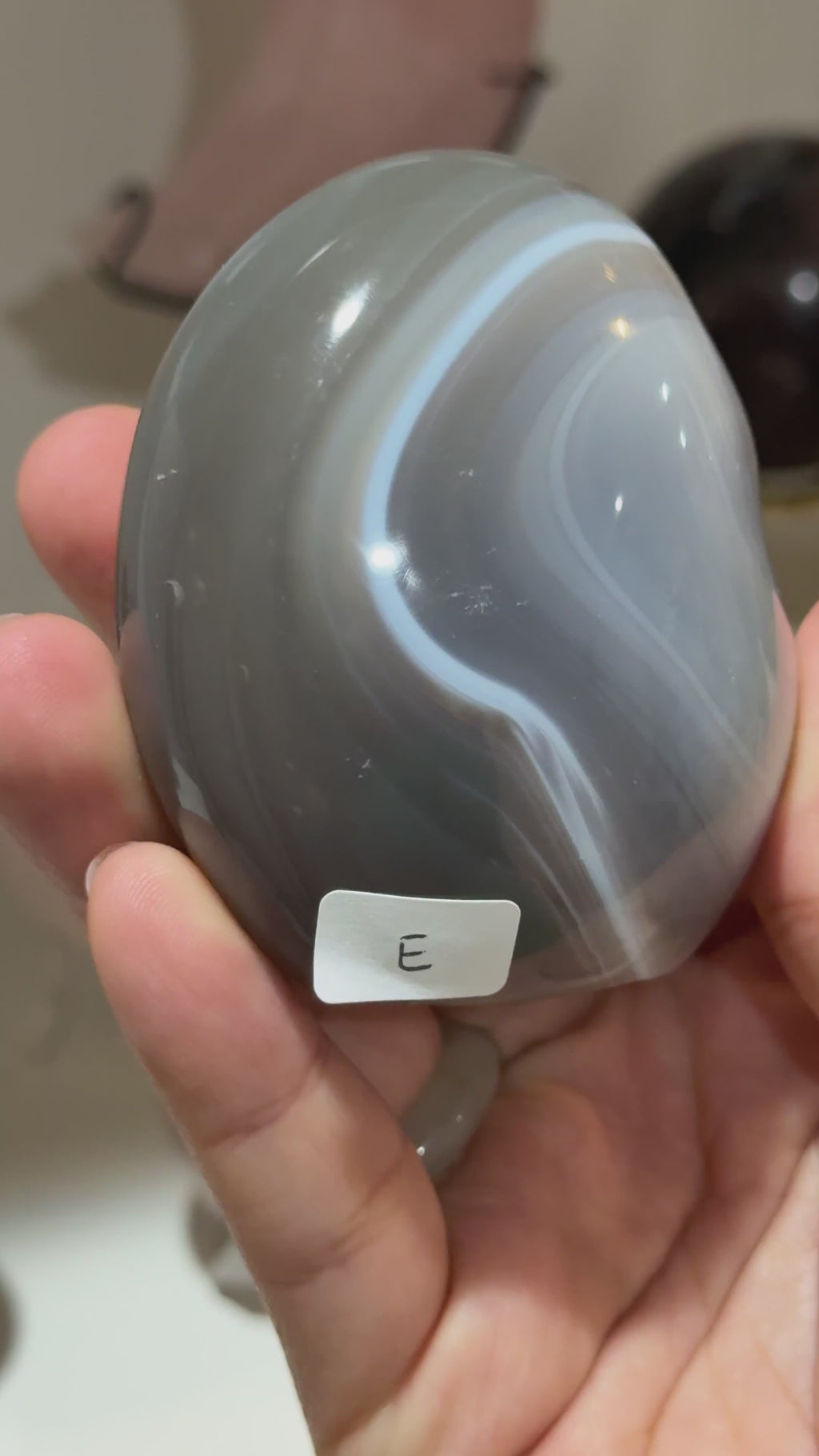 Orca Agate Cut Base Freeform