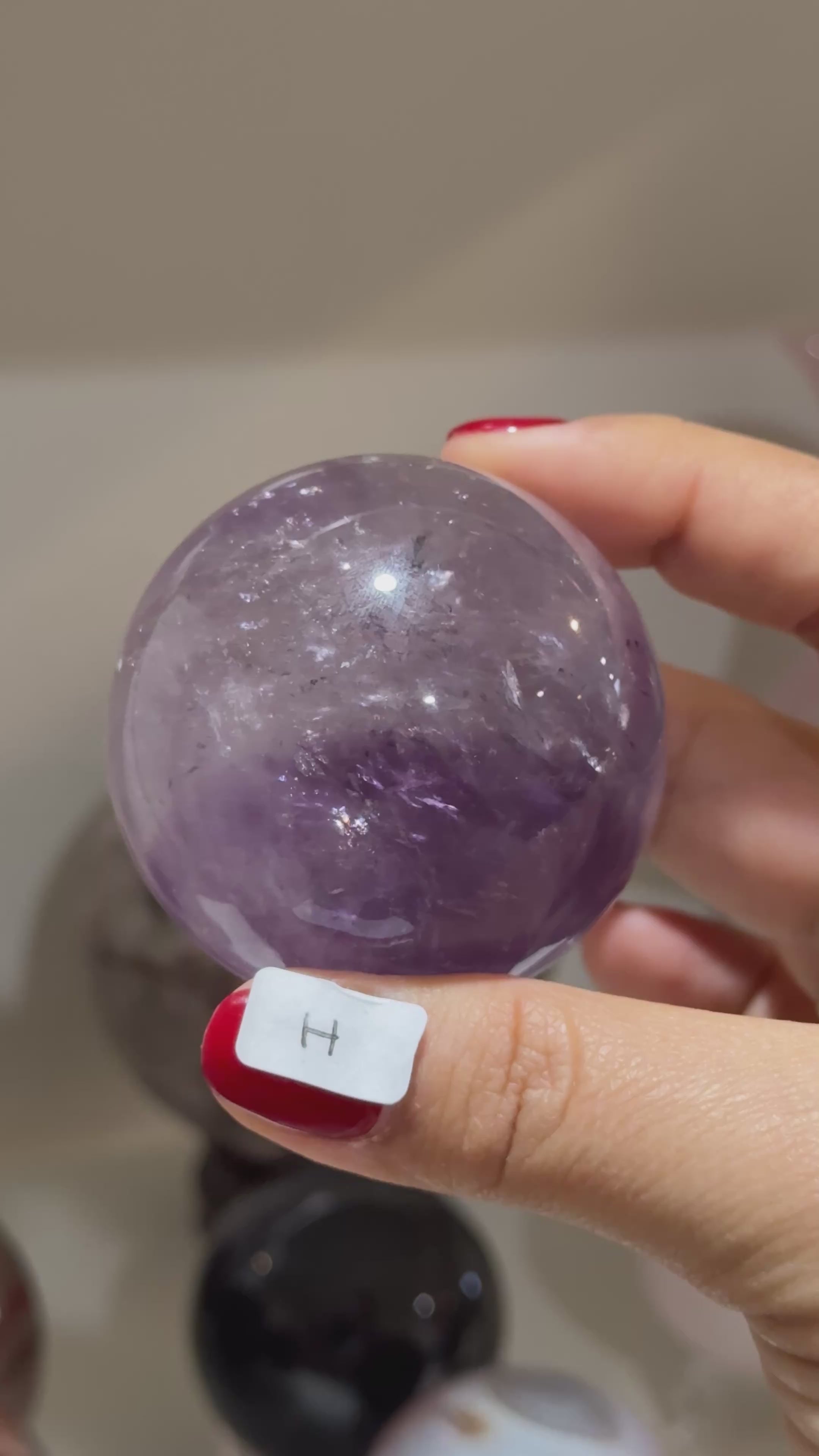 Phantom Amethyst Spheres